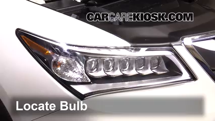 2016 Acura MDX SH-AWD 3.5L V6 Éclairage Feu de jour (remplacer l'ampoule)